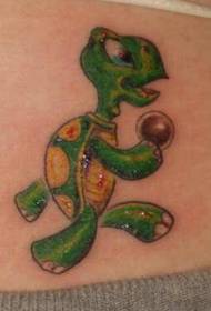 Modeli tatuazh i breshkave të breshkave vizatimorë foto