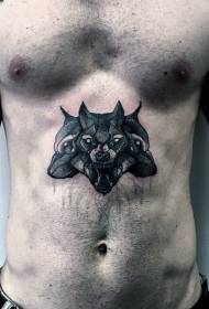 Belly qen i zi ferr model tatuazhesh