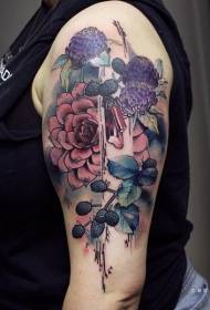Tattoo daisy pattern
