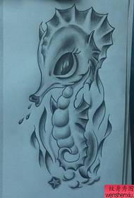 Tattoo show, recommend a seahorse tattoo manuscript