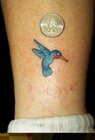 Mokhoa o monyenyane oa tattoo oa hummingbird