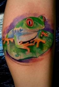 Corak tatu katak warna lengan