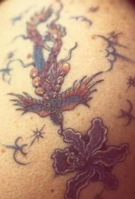 მხრის ფერი იდუმალი hummingbird tattoo სურათი