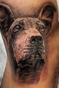 Corak tatu anjing realistik super