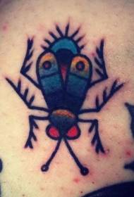 Preprost barvni vzorec tatoo žuželk