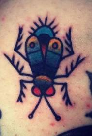 Model simplu de tatuaj de insecte de culoare