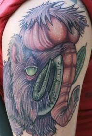 caj npab muaj yeeb yuj mammoth tus menyuam tattoo qauv