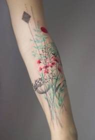 arm small fresh color) Floral Tattoo Pattern