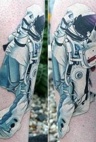 Arm naturfarve astronaut tatoveringsmønster