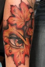 ruoko rwemashizha maple mashizha ane asinganzwisisike tattoo tattoo maitiro