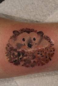 arm cute curled ზღარბი tattoo ნიმუში