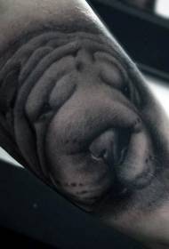 рука милий щеня аватар татуювання візерунок