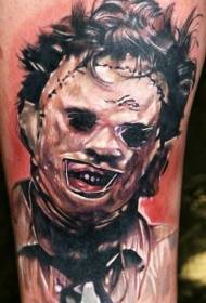 Modèle de tatouage masculin monstre couleur bras horreur couleur