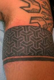 caj npab cwm pwm geometric hniav nyiaj hniav kub armband tattoo qauv