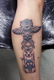 braccio tatuaggio stile tribale animale tatuaggio modello