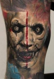 Aarm Horror Stil faarweg Vampir Monster Tattoo Muster