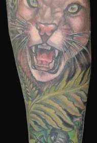 sab caj npab txias xim siab phem roar qus miv tattoo txawv