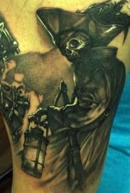 braccio fantasia fantasia fantasia pirata tatuaggio