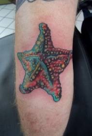 braç per a homes patró de tatuatge de estrelles de mar vivid