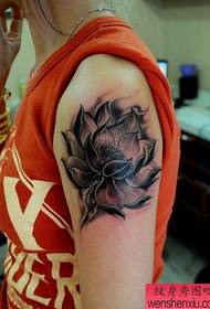 Žena tetování vzor: Lotus Lotus tetování vzor