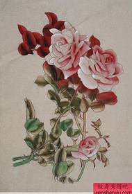 Motivo tatuaggio peonia: foto modello peonia
