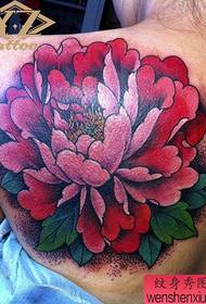 Weiblech Schëllere populär klassesch traditionell Peony Tattoo Muster