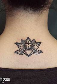 Zurück Lotus Tattoo Muster