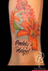 Gambar tatu leg lily
