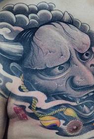 Класичний малюнок татуювання Prajna лотоса
