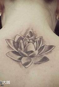 Efterkant lotus tatoetpatroan