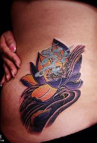 Taille klassyk lotus tattoo patroan