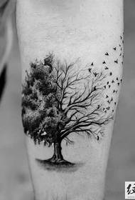 Super artistic tree of life tattoo