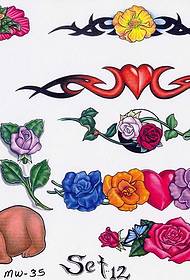 Totem Tattoo Tattoo Pattern: Totem Rose Tattoo Pattern Picture