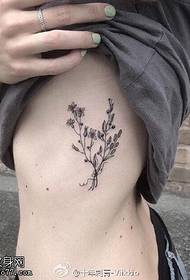 Model de tatuaj clasic de plante mici
