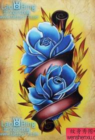 紋身520畫廊分享彩色玫瑰紋身的美麗圖畫
