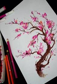 Manuscript plum blossom tattoo maitiro