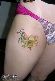 Beenlelie tattoo patroon