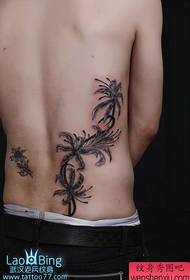 Pola tattoo kembang pantai séjén