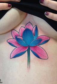 Ang pintura nga gipintalan sa lotus tattoo
