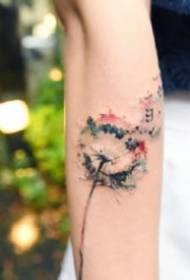 Dandelion Tattoos: 9 small fresh dandelion tattoo designs