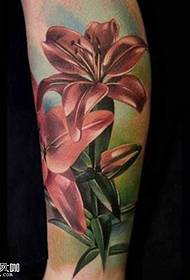 Vzorec tatoo lilija tatoo