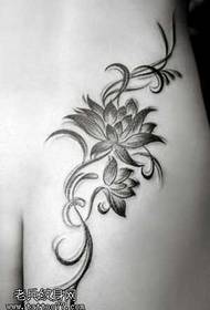 Billen lotus tattoo patroon