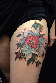 ʻAno peony peony tattoo pattern