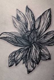 Thigh, Europe, linya, pattern ng lotus tattoo
