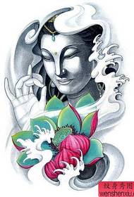 Tatuirovka namoyishi, Guanyin lotus zarb qo'lyozmasini tavsiya eting