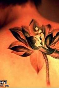 Lotus Sanskrit tatueringsmönster