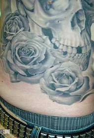 Ar ais patrún tattoo bláth planda