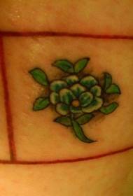 Braccio color loto religioso indiano anello tatuaggio braccio modello