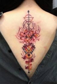 Красив и красив комплект от други дизайни за татуировки на цветя