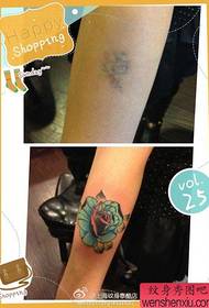 Arm fashoni yakakurumbira yeEuropean neAmerican maitiro akasimuka tattoo maitiro
